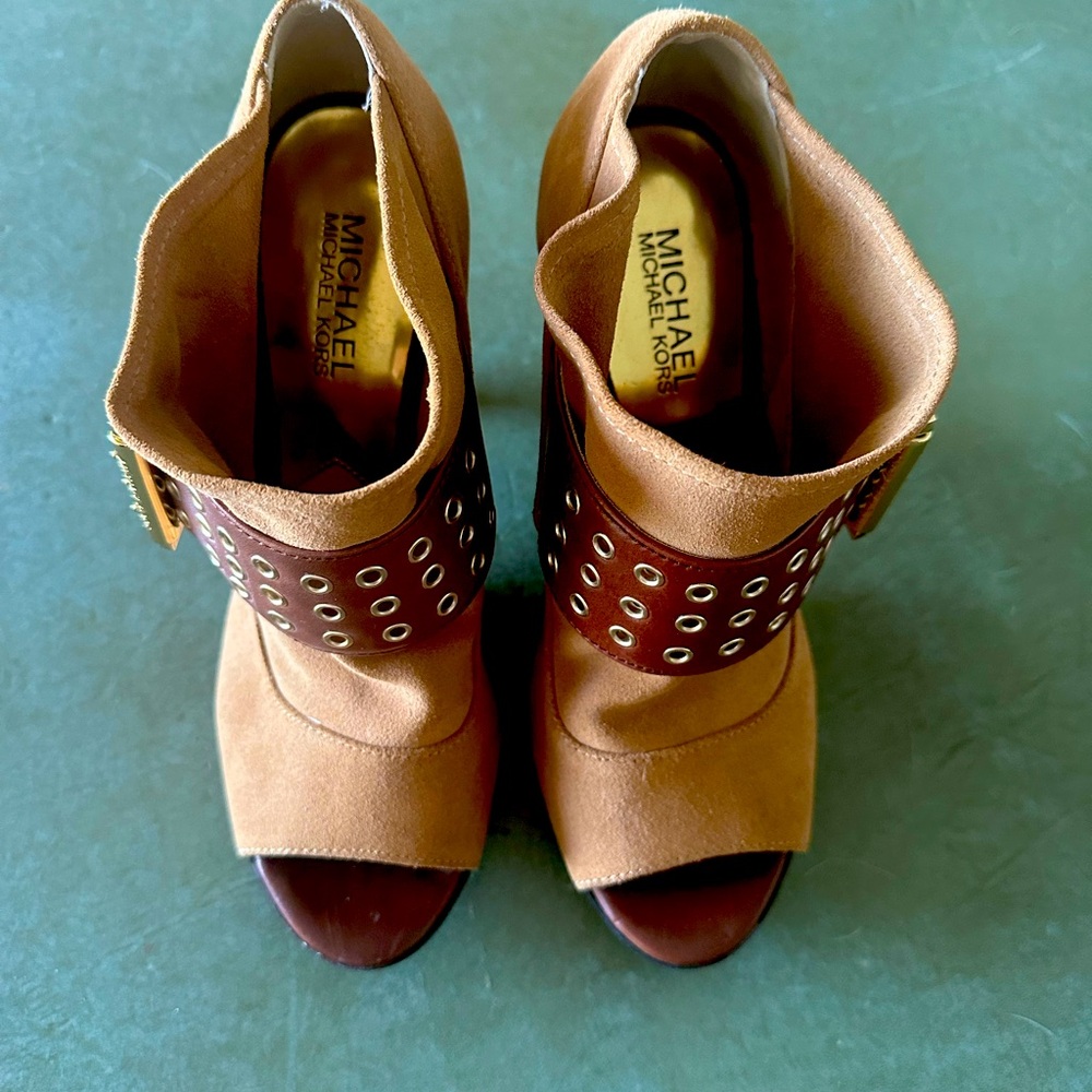 Michael Kors belted booties